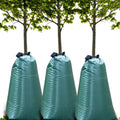 20-gallon slow-release tree watering bag — green PVC drip irrigation bag, image 2