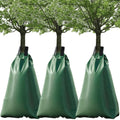 20-gallon slow-release tree watering bag — green PVC drip irrigation bag, image 3